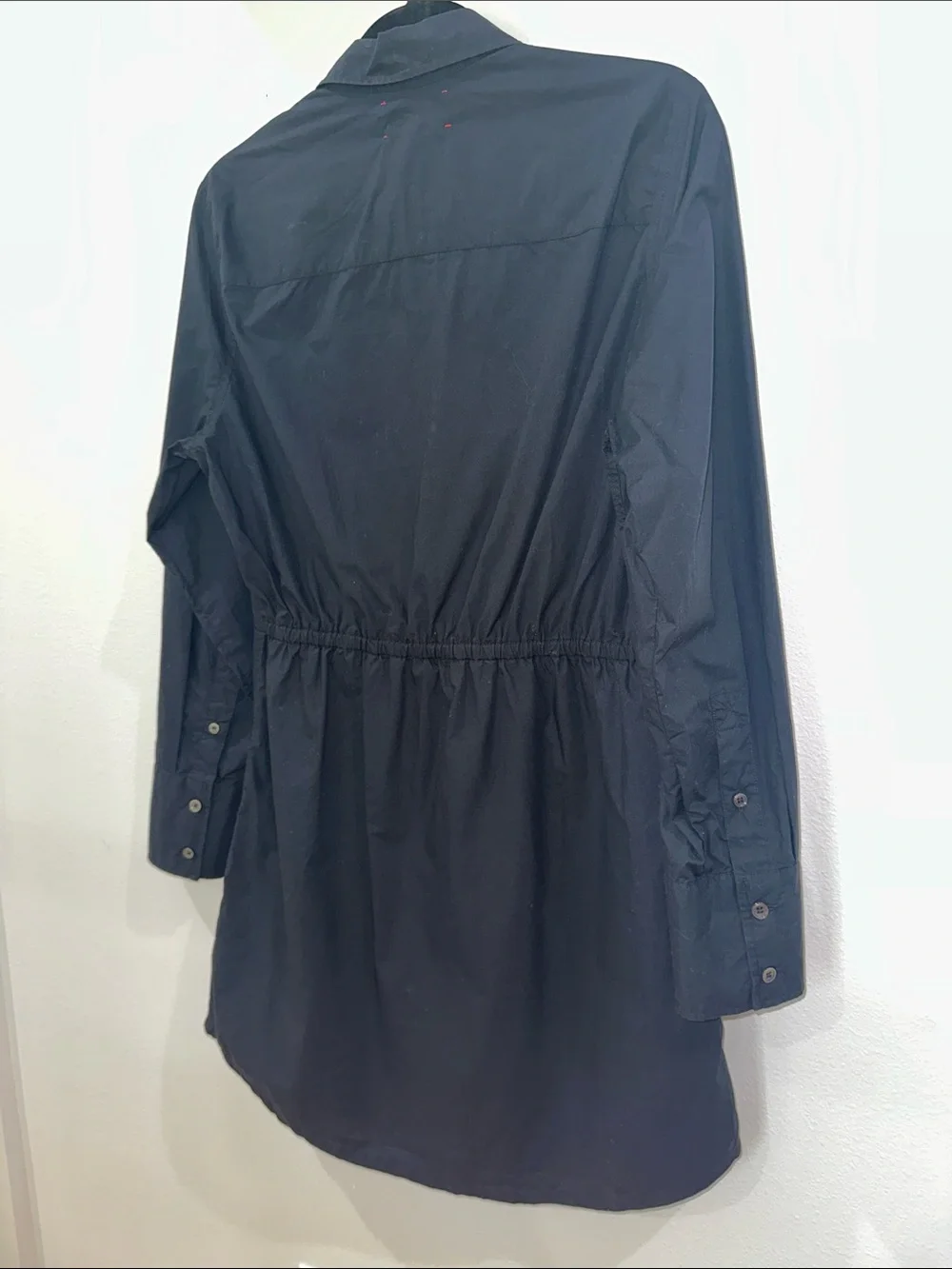 XiRENA Black Button-Front Mini Shirt Dress - Picture 9 of 12